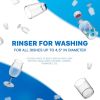 Water Filter Faucet with Glass Rinser for Kitchen Sink, 2-in-1 Stainless Steel Sink Water Filter Faucet and Automatic Cup Washer for Sink with 360-Deg