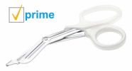 White Trauma Shears 7 1/4", Medical Scissors for Nurses 7.25', Heavy Duty Surgical Scissors, Stainless Steel Bandage Scissors, Durable and Reliable Nu